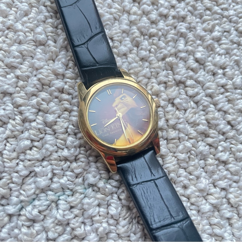 Vintage Disney Lion King 10th Anniversary Watch Collectible Simba